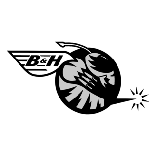 B&H Jordan Logo Black and White