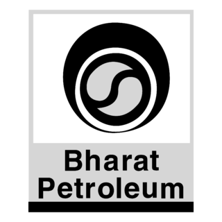 Bharat Petroleum Logo Black and White