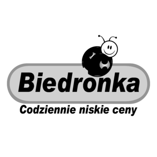 Biedronka Logo Black and White