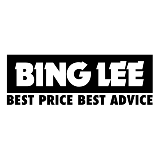 Bing Lee Logo Black and White
