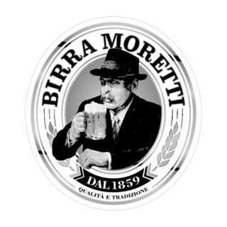 Birra Moretti Logo Black and White