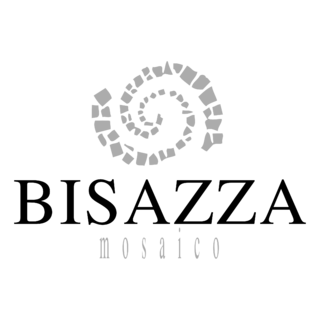 Bisazza Mosaico Logo Black and White