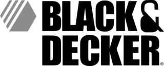 Black+Decker Logo Black and White