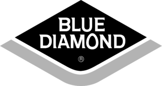 Blue Diamond Logo Black and White