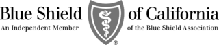 BLUE SHIELD OF CALIF Logo Black and White