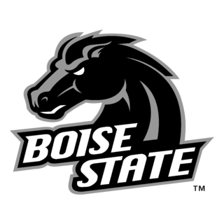 Boise State Broncos Logo Black and White (1)