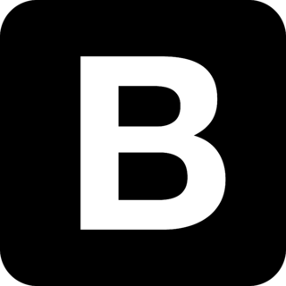 Bootstrap Logo Black and White