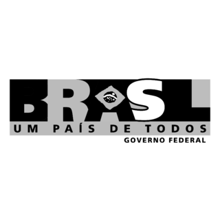 Brasil Governo Federal Logo Black and White