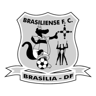 Brasiliense Futebol Clube DF Logo Black and White