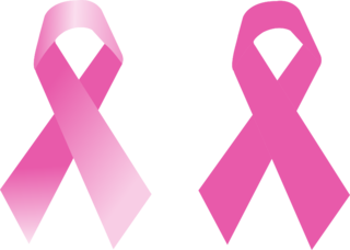Breast Cancer Ribbon Logo PNG