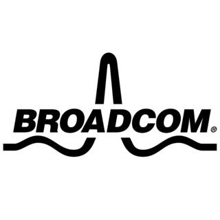 Broadcom Logo Black and White