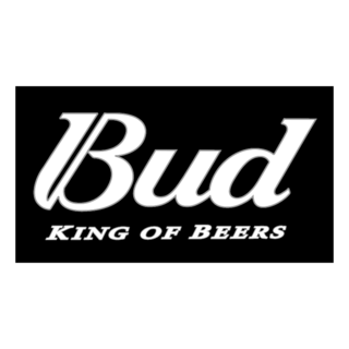 Bud Logo Black and White