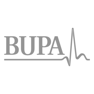 BUPA Logo Black and White