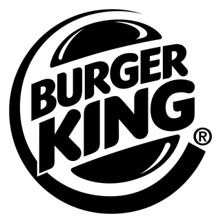 Burger King Logo Black and White