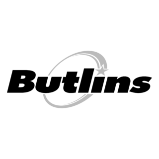 Butlins Logo Black and White