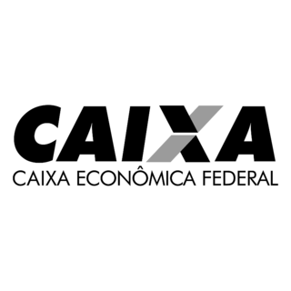 Caixa Economica Federal Logo Black and White (1)