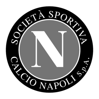 Calcio Napoli Logo Black and White