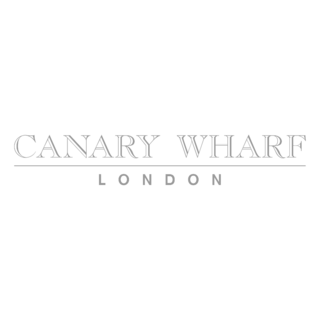 Canary Wharf Logo Black and White