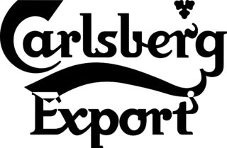 Carlsberg Export Logo Black and White