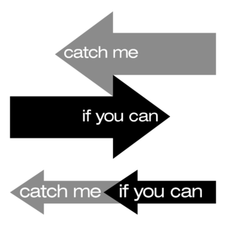 Catch Me If You Can Logo Black and White