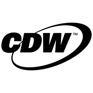 CDW Computer Centers Logo Black and White