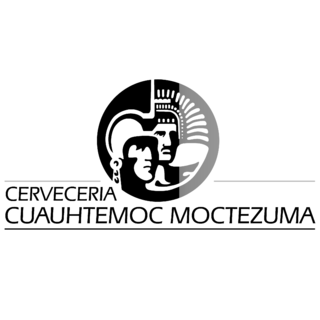 Cerveceria Cuauhtemoc Moctezuma Logo Black and White