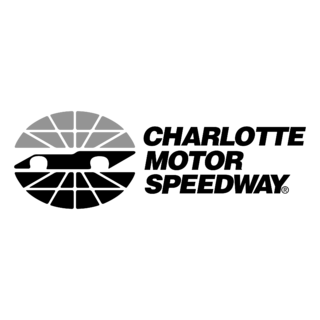 Charlotte Motor Speedway Logo Black and White