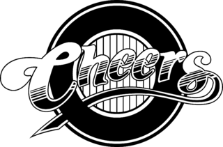 Cheers Logo Black and White
