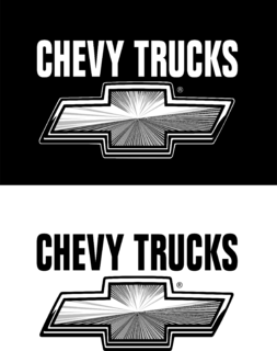 Chevy Trucks Logo Black and White