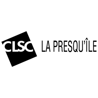 CLSC La Presqu’Ile Logo Black and White