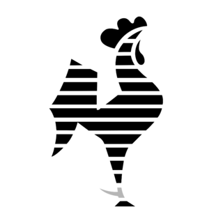 Clube Atletico Mineiro Galo Logo Black and White
