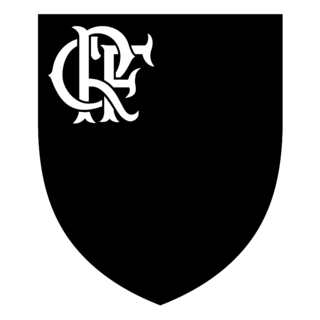 Clube de Regatas Flamengo do Rio de Janeiro RJ Logo Black and White