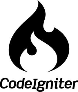 CodeIgniter Logo Black and White