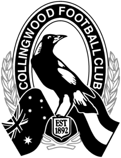 Collingwood FC Logo Black and White