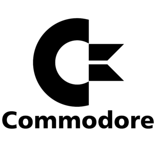 Commodore Logo Black and White