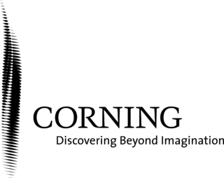 Corning Logo Black and White