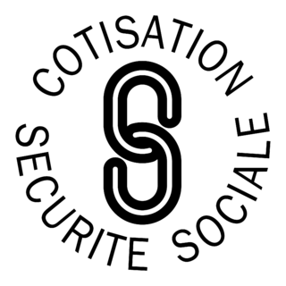 Cotisation Securite Sociale Logo Black and White