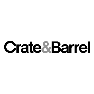 Crate & Barrel Logo Black and White