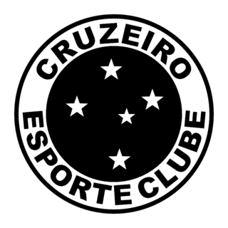 Cruzeiro Esporte Clube SC Logo Black and White
