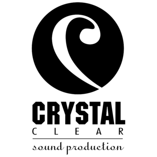 Crystal Clear Logo Black and White