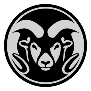 CSU Rams Logo Black and White