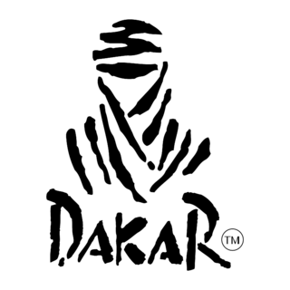 Dakar Rally Logo Black and White