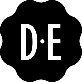 DE Douwe Egberts Logo Black and White