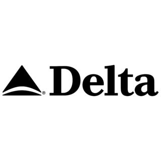 Delta Air Lines Logo Black and White