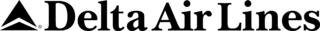 DELTA AIRLINES Logo Black and White (1)
