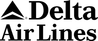 DELTA AIRLINES Logo Black and White (2)