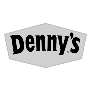 Denny’s Logo Black and White