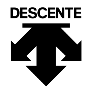 Descente Logo Black and White