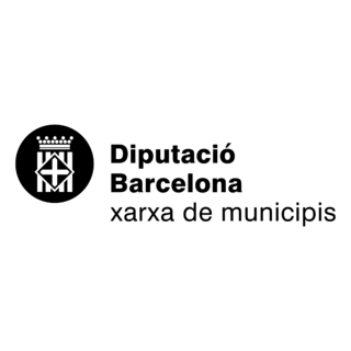 Diputacio de Barcelona Logo Black and White