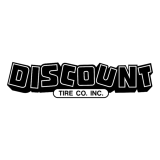 Discount Tire Logo Black and White